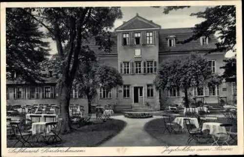 Ak Sondershausen im Kyffhäuserkreis Thüringen, Jagdschloss zum Possen