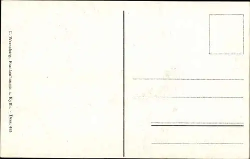 Künstler Ak Steinthaleben Kyffhäuserland in Thüringen, Kyffhäuser, Kaiser Wilhelm Denkmal