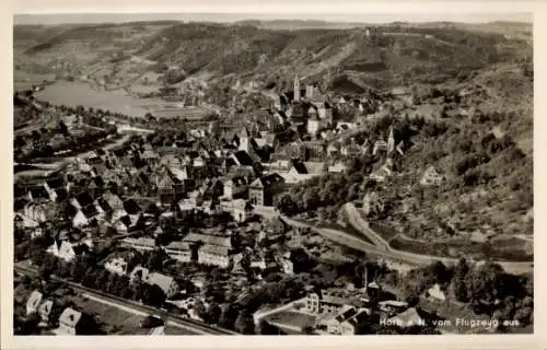 Ak Horb am Neckar, Fliegeraufnahme
