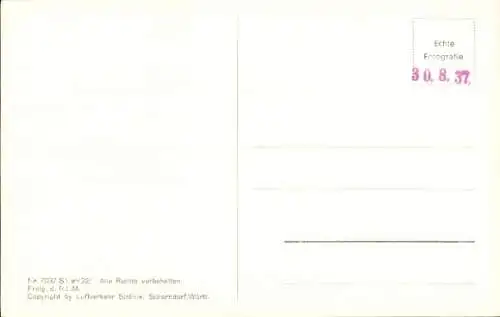 Ak Hauenstein Laufenburg, kleinste Stadt Deutschlands, Fliegeraufnahme