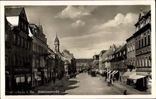 Ak Großenhain Sachsen, Frauenmarkt