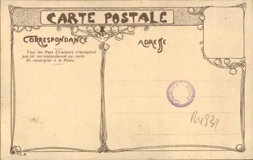 Künstler Ak Collection Carenoutur, Reklame