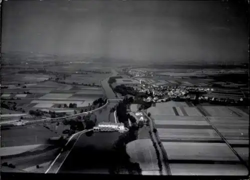 Foto Donaustetten Ulm an der Donau, Fliegeraufnahme