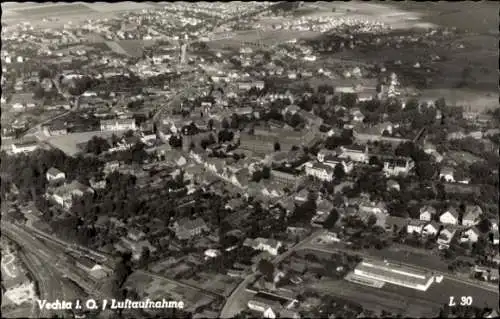 Ak Vechta in Oldenburg, Luftbild