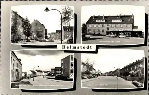 Ak Helmstedt in Niedersachsen, Feinkostgeschäft, Freiherr-vom-Stein-Straße, Schule