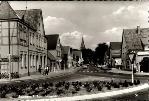 Ak Sulingen in Niedersachsen, Langestraße