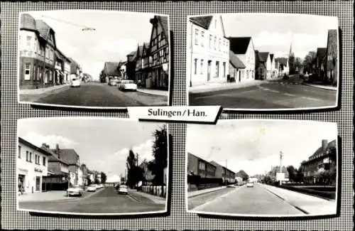 Ak Sulingen in Niedersachsen, Straßenansichten