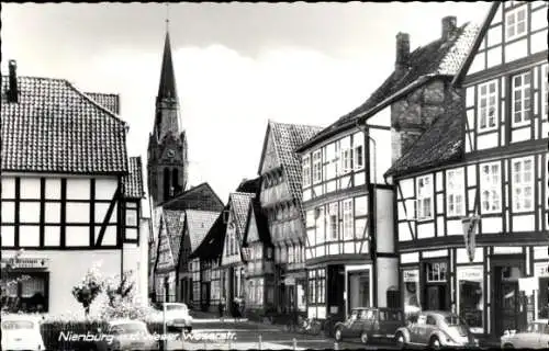 Ak Nienburg an der Weser, Weserstraße