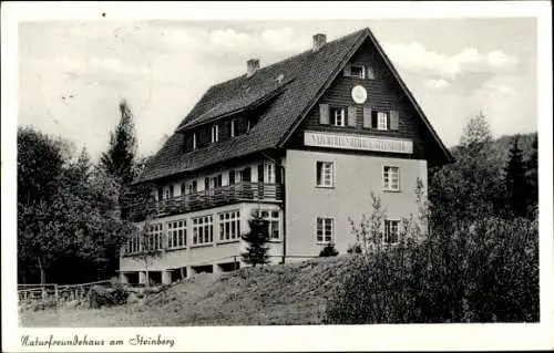 Ak Hann. Münden in Niedersachsen, Naturfreundehaus am Steinberg, Außenansicht