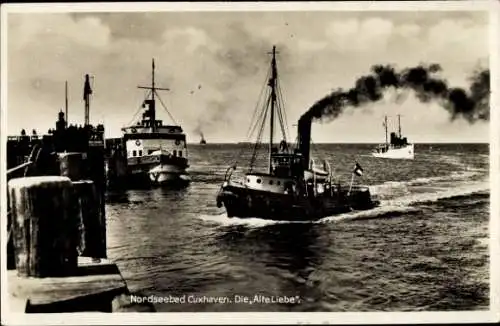 Ak Nordseebad Cuxhaven, Alte Liebe
