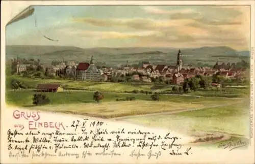 Künstler Litho Spindler, Erwin, Einbeck in Niedersachsen, Gesamtansicht