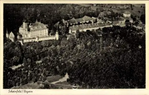 Ak Scheinfeld Mittelfranken, Fliegeraufnahme