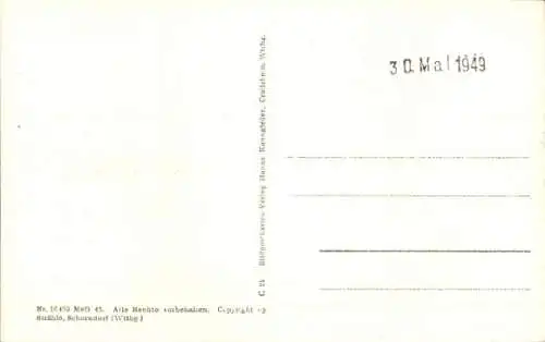 Ak Oettingen in Bayern, Fliegeraufnahme