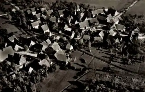 Ak Lorenzenzimmern Vellberg in Württemberg, Luftaufnahme