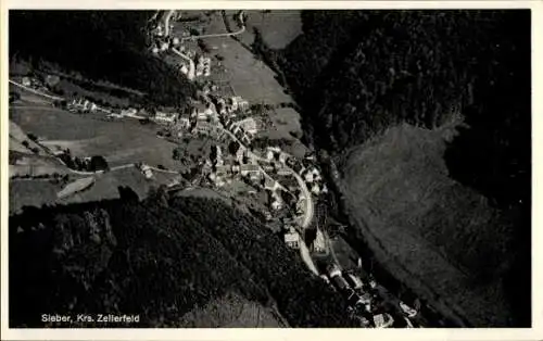 Ak Sieber Herzberg am Harz, Fliegeraufnahme