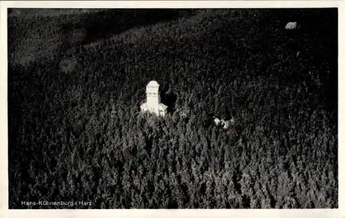 Ak Sieber Herzberg am Harz, Hans-Kühnenburg, Fliegeraufnahme