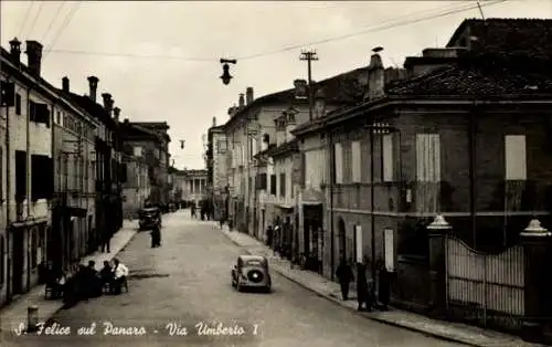 Ak San Felice sul Panaro Emilia Romagna, Via Umberto I