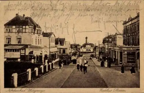 Ak Nordseebad Wangeroog Wangerooge in Ostfriesland, Zedelius Straße, Hotel