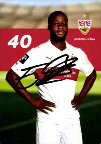 Autogrammkarte Fußballer Erich Berko, VFB Stuttgart, Autogramm