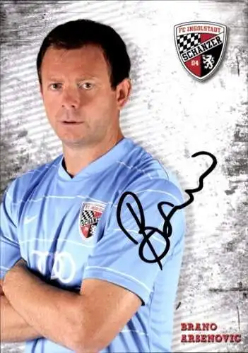 Autogrammkarte TW Trainer Brano Arsenovic, FC Ingolstadt, Autogramm