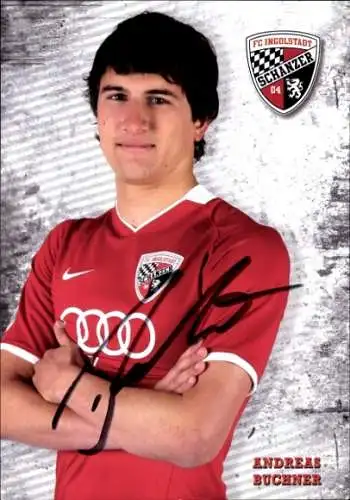 Autogrammkarte Fußballer Andreas Buchner, FC Ingolstadt, Autogramm