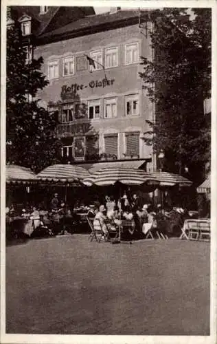 Ak Jena in Thüringen, Am Markt, Café Glaßer