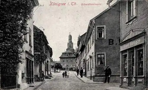 Ak Königsee in Thüringen, Schmidtenstraße, Geschäft Karl Böttger