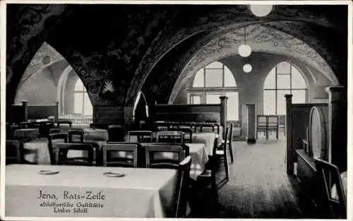 Ak Jena in Thüringen, Rats-Zeise, Oelmühle im Rathaus am Markt, Innenansicht