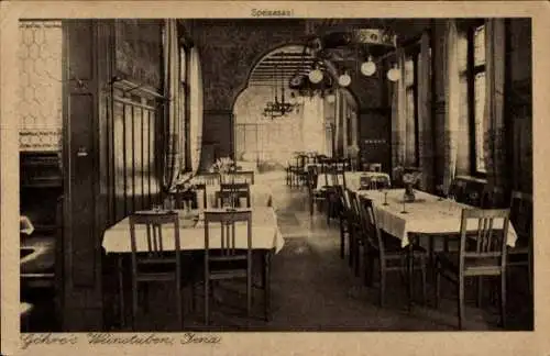 Ak Jena in Thüringen, Göhres Weinstuben, Speisesaal