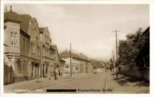 Ak Oldisleben am Kyffhäuser Thüringen, Frankenhäuser Straße