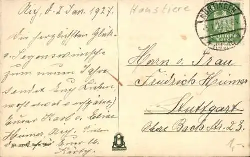 Ak Katzen machen Picknick, Beschädigter Puppenwagen, Puppe