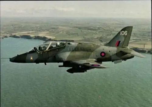 Ak Britisches Militärflugzeug Hawker Siddeley Hawk