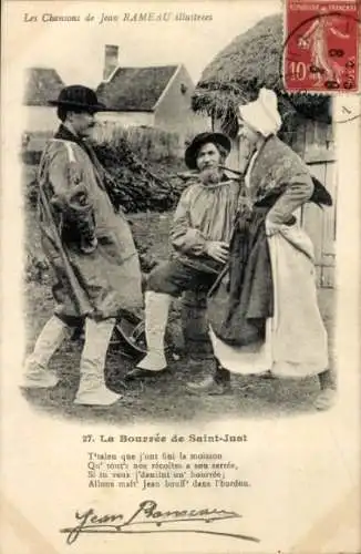 Lied Ak Les Chansons de Jean Rameau, La Bourrée de Saint-Just