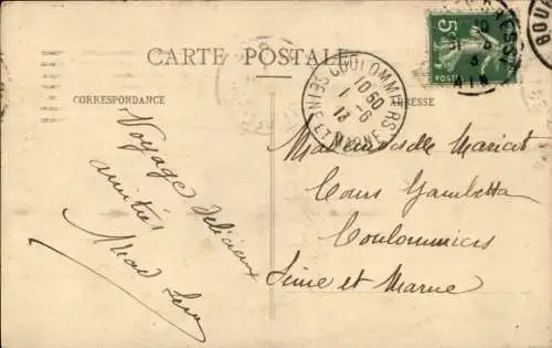 Ak Paar in französischer Landestracht