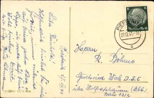 Ak Neujahrswünsche, Kleeblatt mit Marienkäfer.