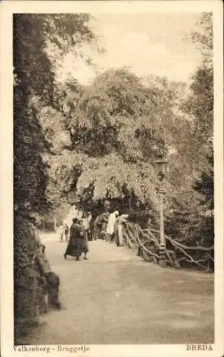 Ak Breda Nordbrabant Niederlande, Valkenberg, Bruggetje