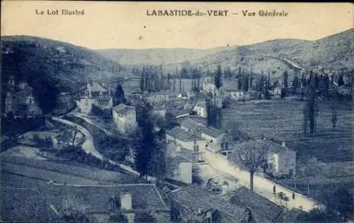 Ak Labastide-du-Vert Lot, Gesamtansicht