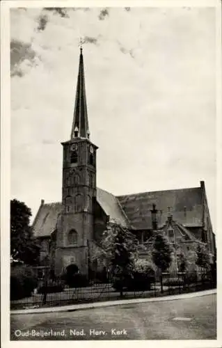 Ak Oud Beierland Beijerland Südholland, Kirche