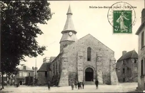 Ak Néris les Bains Allier, Kirche