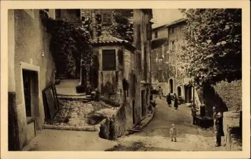 Ak Saint Paul du Var Alpes Maritimes, Straße
