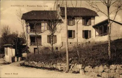 CPA Hauteville Ain, Pension Beau Site