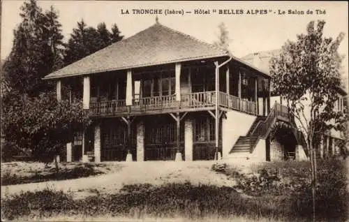 Ak Tronche Isere, Hotel Belles Alpes, Teesalon