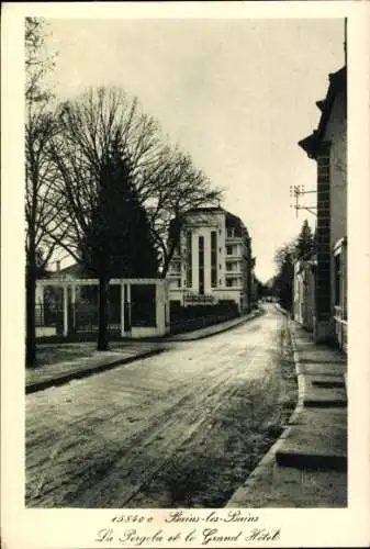 CPA Bains des Vosges, La Pergola et le Grand Hotel