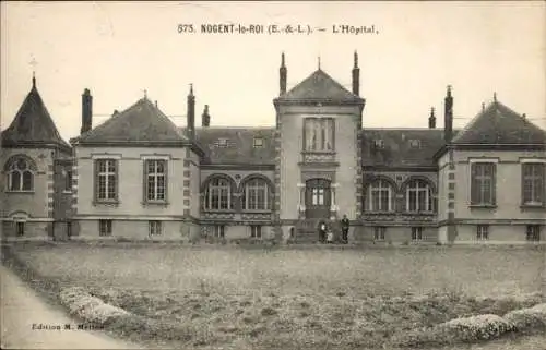 Ak Nogent le Roi Eure et Loir, Hopital