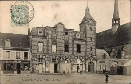 Ak Maintenon Eure et Loir, Rathaus