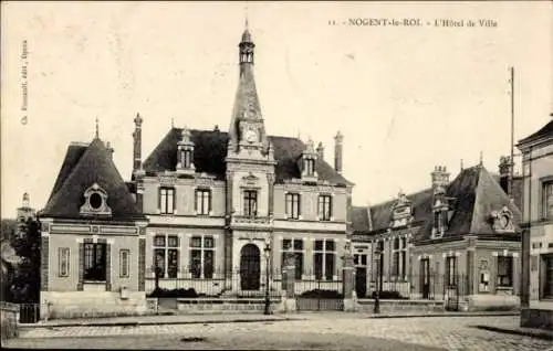 Ak Nogent le Roi Eure et Loir, Rathaus