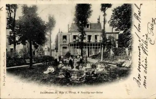 CPA Neuilly sur Seine Hauts de Seine, Institution de Mile E. Fray