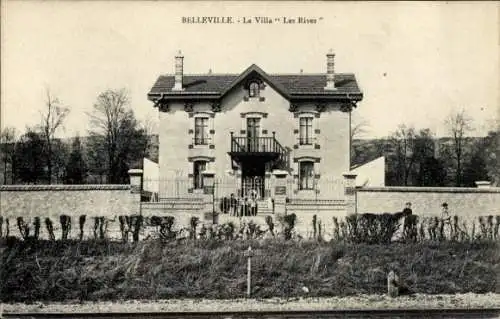 Ak Belleville Hauts-de-Seine, Villa Les Rives