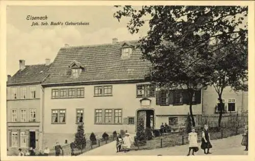 Ak Lutherstadt Eisenach Thüringen, Hellthal, Geburtshaus von Johann Sebastian Bach,  Gebäude, Bäu