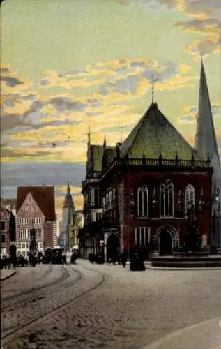 Ak Bremen, Marktplatz